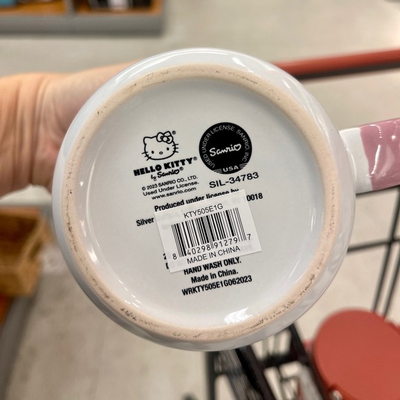 HELLO KITTY Sanrio Unicorn Pegasus Glitter Rainbow 🌈 Ceramic Coffee Mug NEW - Picture 5 of 6